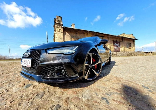 Audi RS7 cena 229000 przebieg: 96000, rok produkcji 2016 z Białystok małe 121